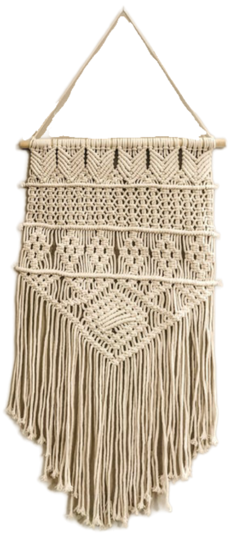 39" Hanging Macrame Wall Decor