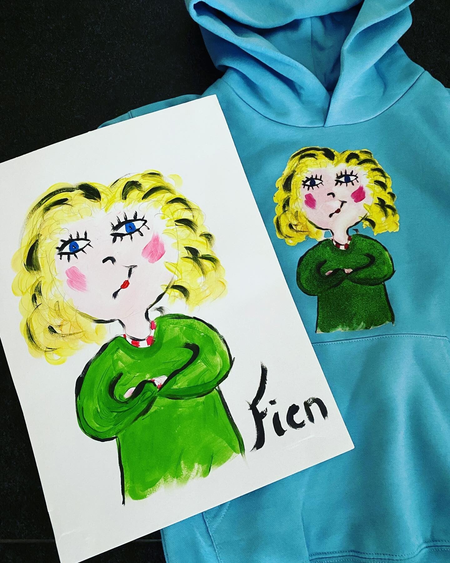 Hoodie kinderen - Eigen tekening