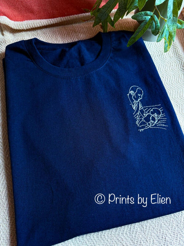 T-shirt Dames - Lijntekening