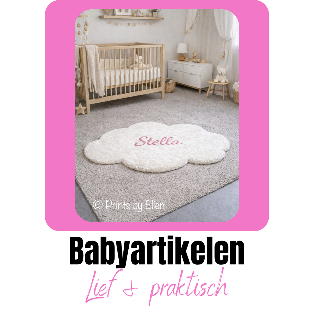 babyartikelen met naam geborduurd gepersonaliseerd cadeau
