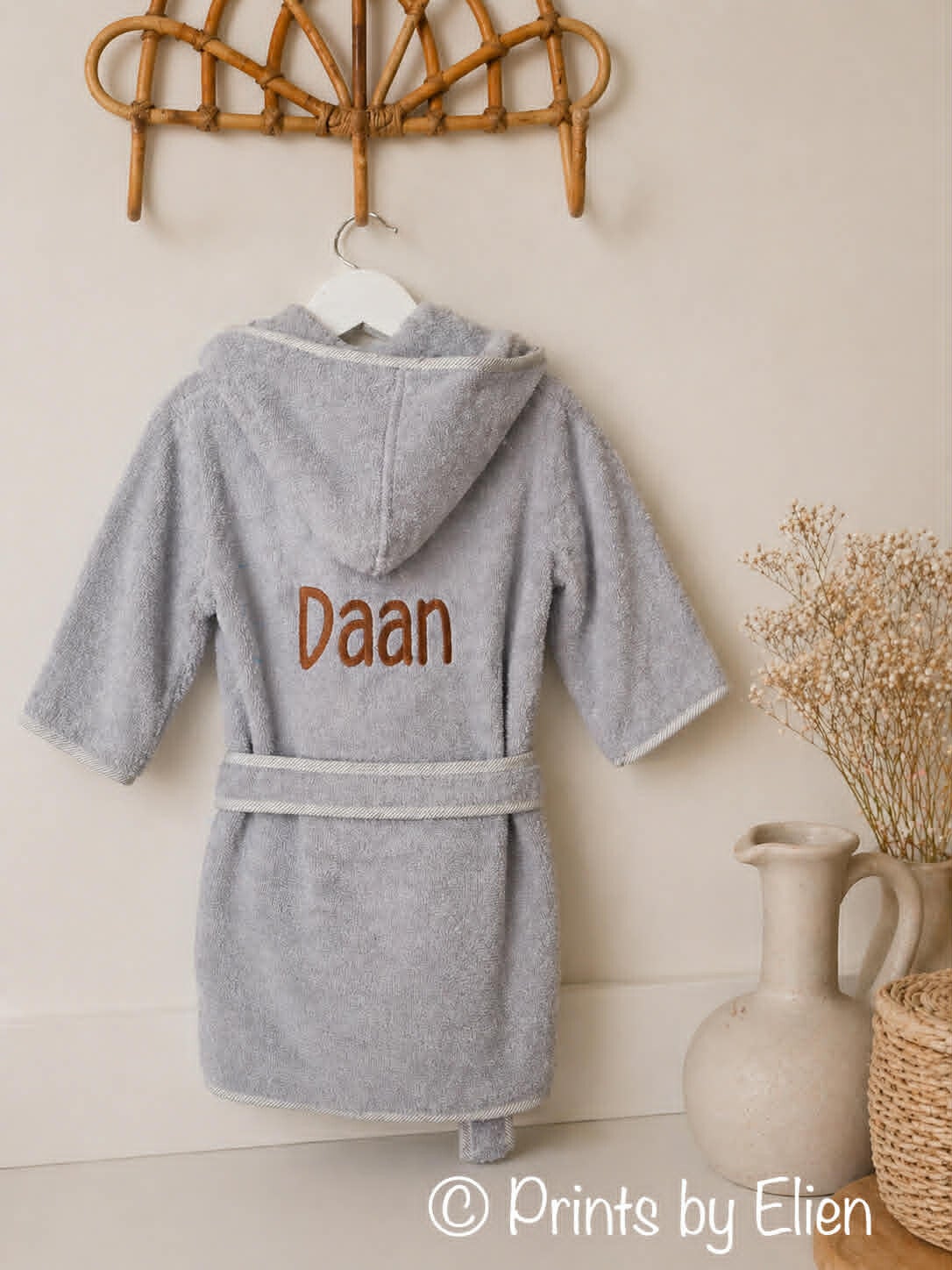 Baby badjas met naam