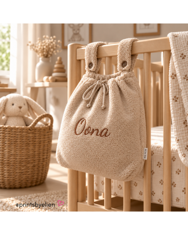 Meyco Baby Teddy Boxzak met Naam – Sand