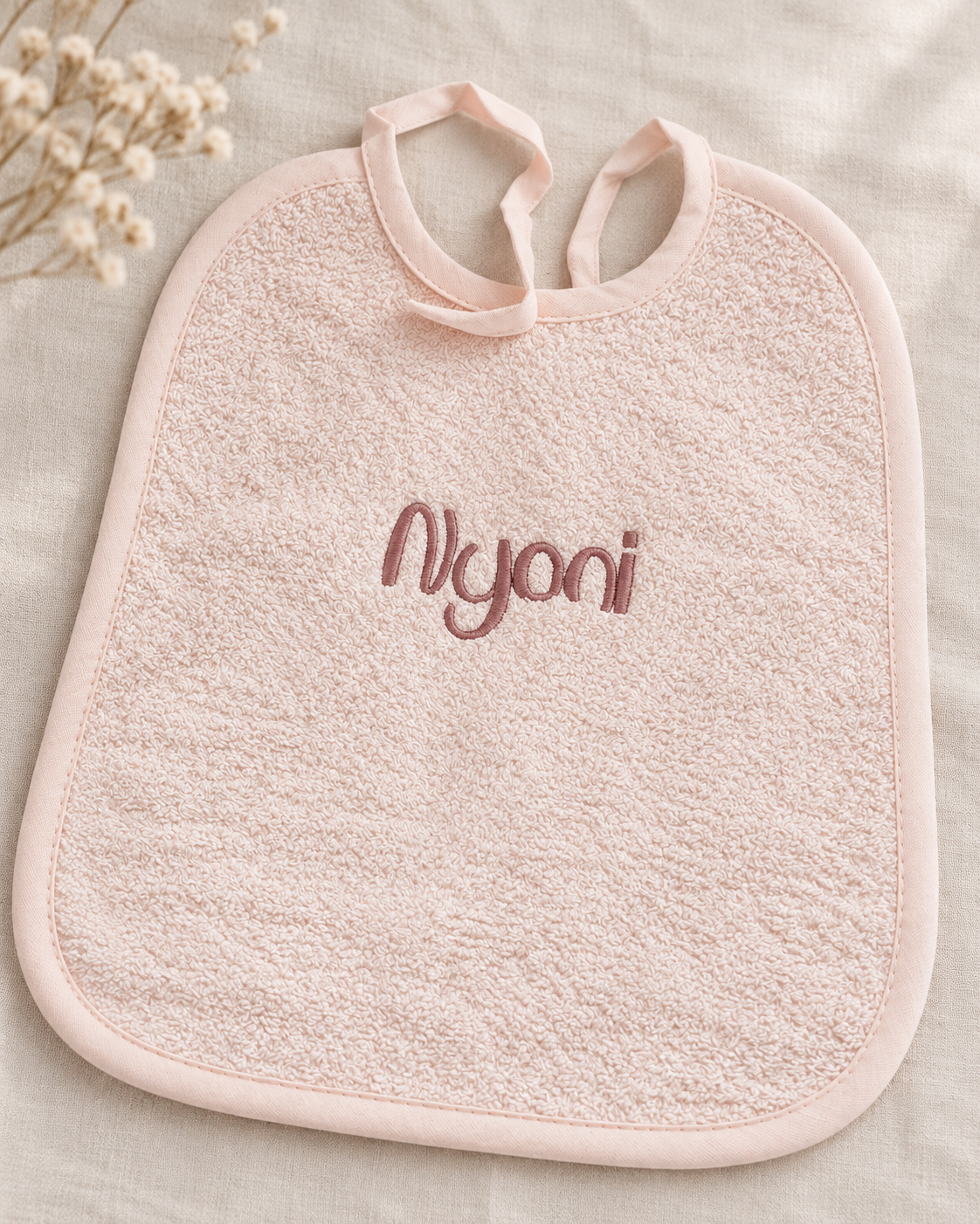 Slabbetje met naam – Meyco Baby badstof slab