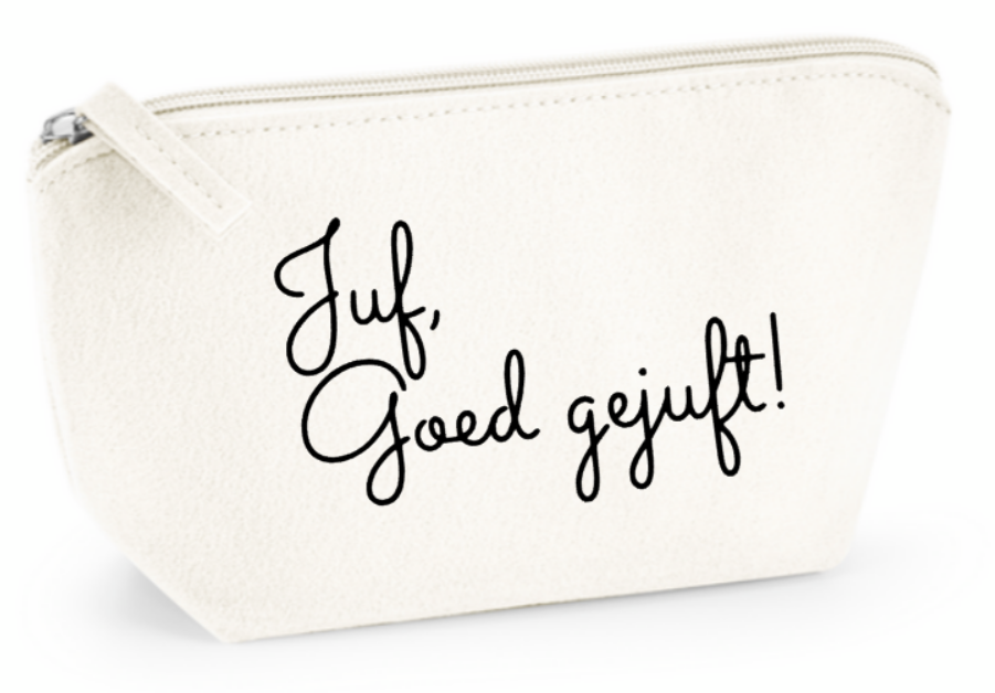 Toilettasje/pennenzakje Goed gejuft/gemeesterd