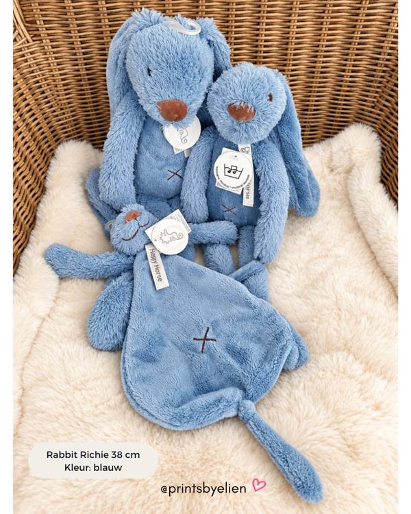 Happy Horse Rabbit Richie Kraampakket met Naam – 3-delige Knuffelset