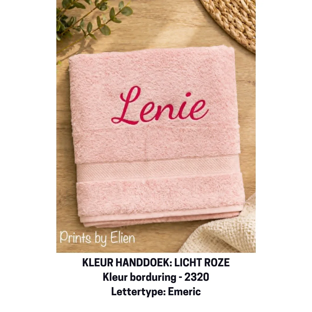 HEMA handdoek met naam – geborduurd