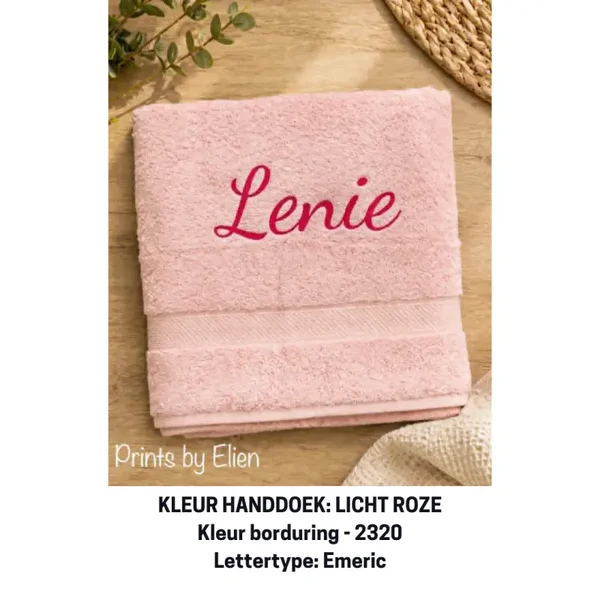 HEMA handdoek met naam – geborduurd