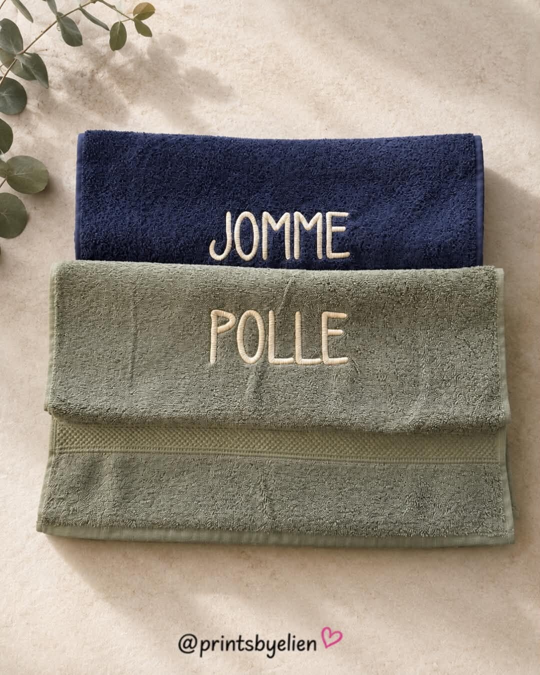 HEMA handdoek met naam – geborduurd
