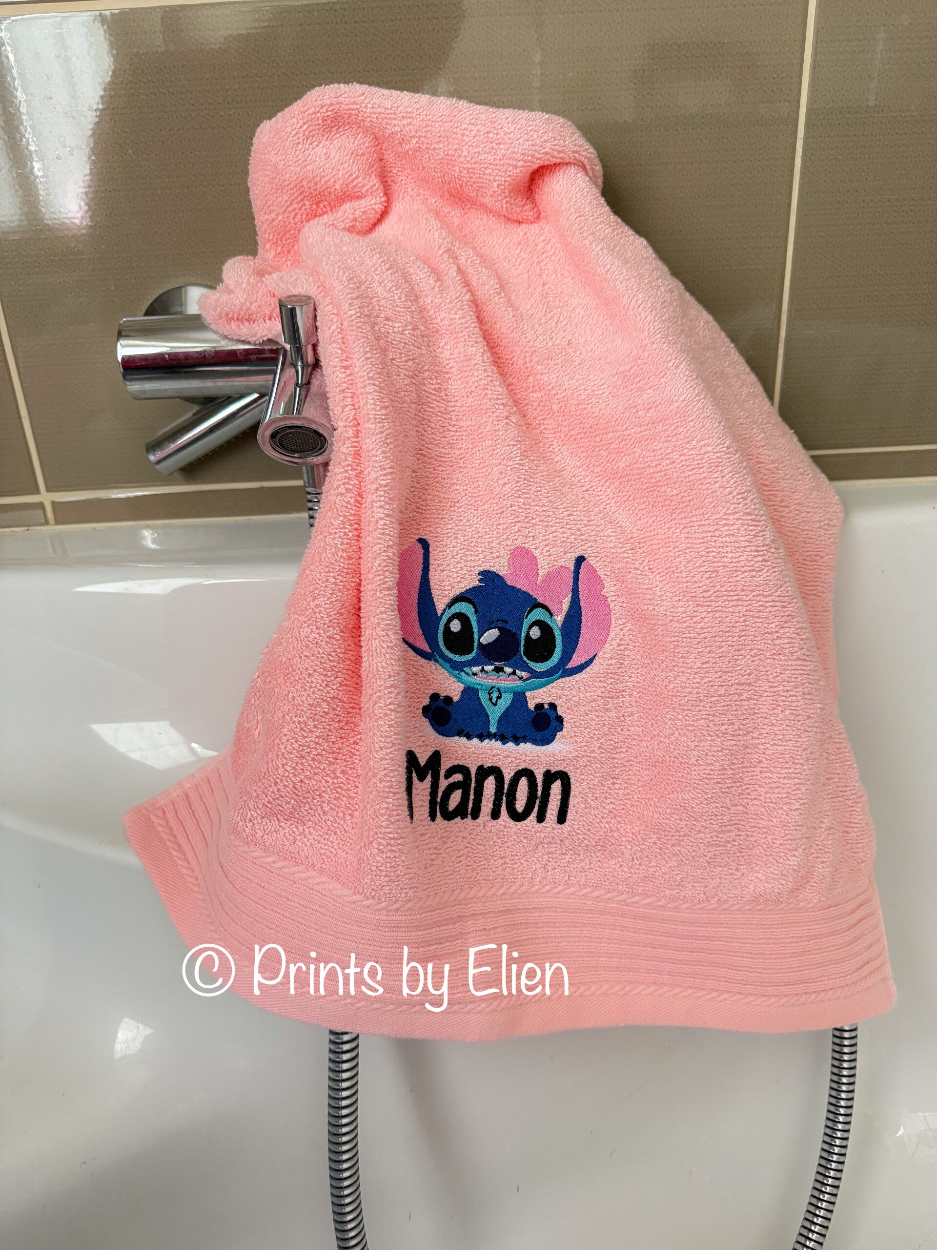 Handdoek Stitch en naam