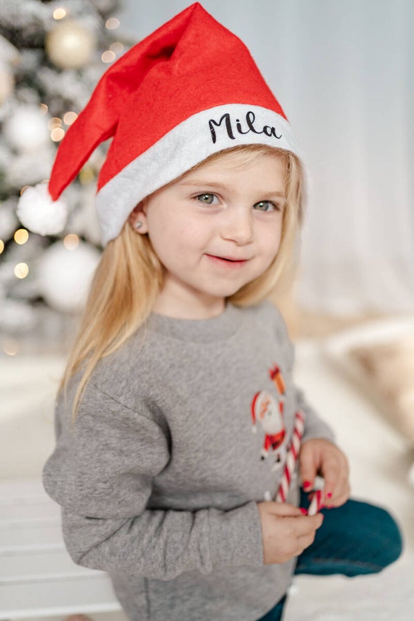 Kerstmuts met naam – voor kinderen en volwassenen