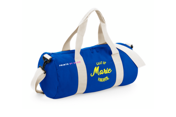 Logeertas ... Gaat op vakantie