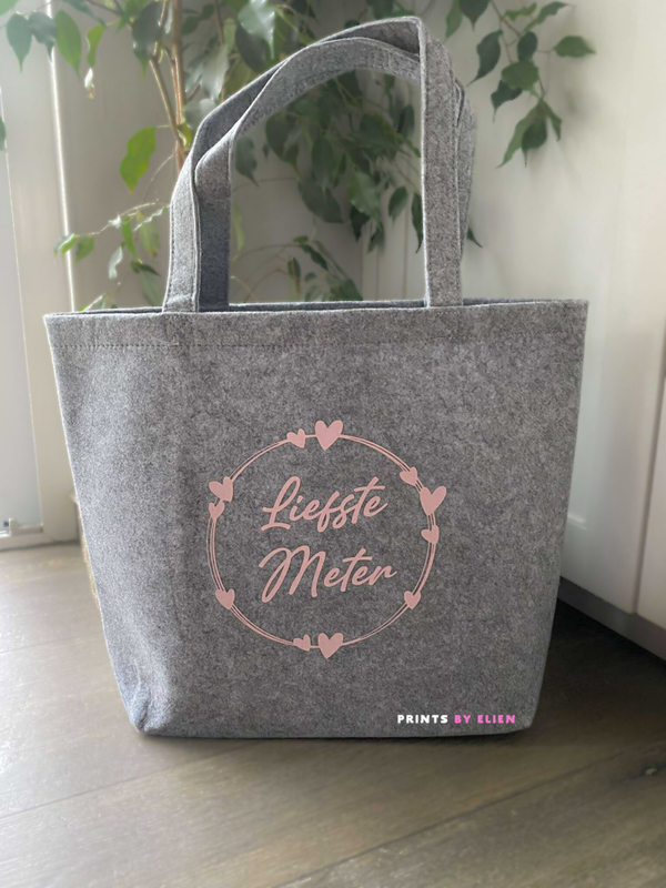 Vilten bag - Liefste Oma/Meter