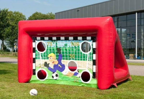 Gaol de football gonflable