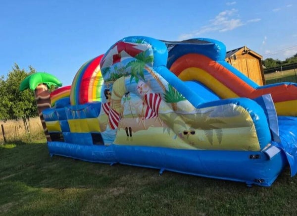 Chateau gonflable plage