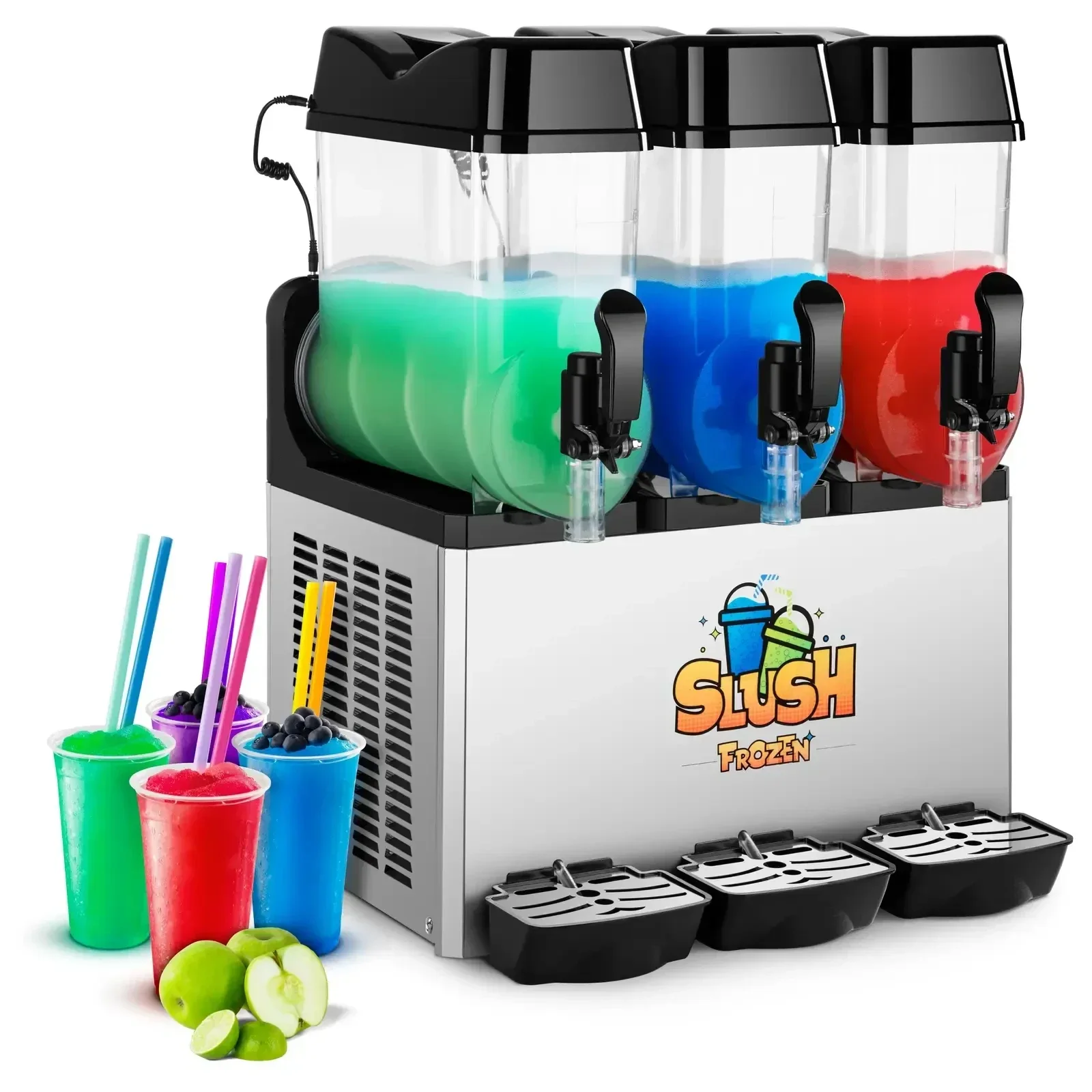 Granita triple cuve 3 x 12 litres