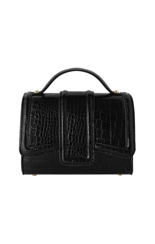 Tas Croco Zwart