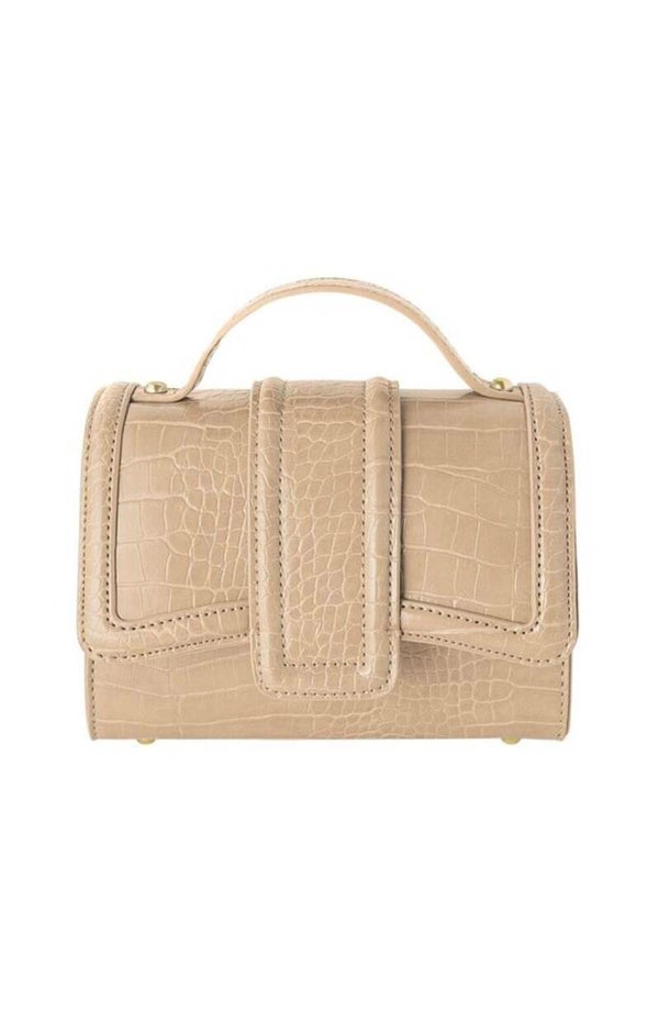 Tas Croco Beige