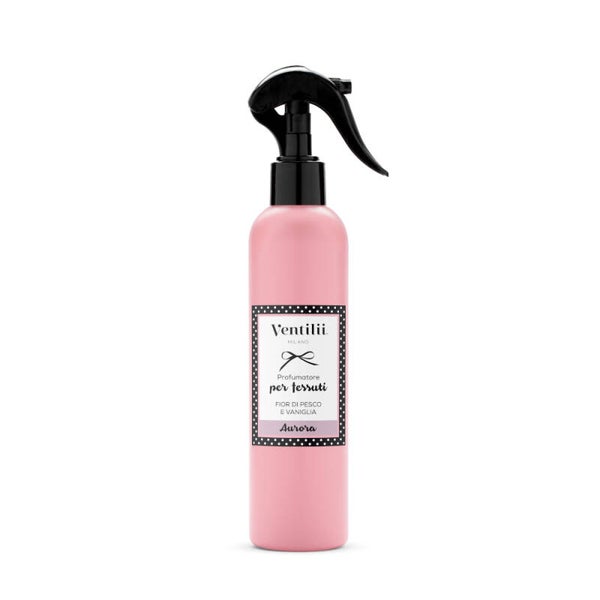 Ventilii Milano | AURORA (perzikbloesem en vanille) | Huis- textielparfum | 250ml