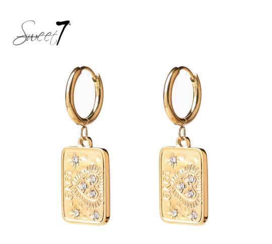 Oorringen Goudkleur Love