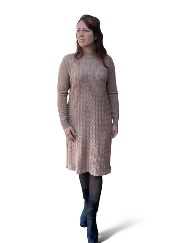 Jurk Kabel - Beige
