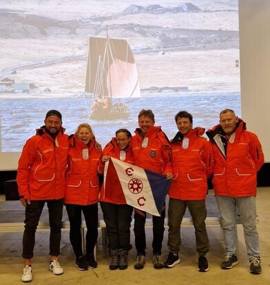 Crew "The Viking Voyage" Vikinge Naddoddur  - Skip Andy