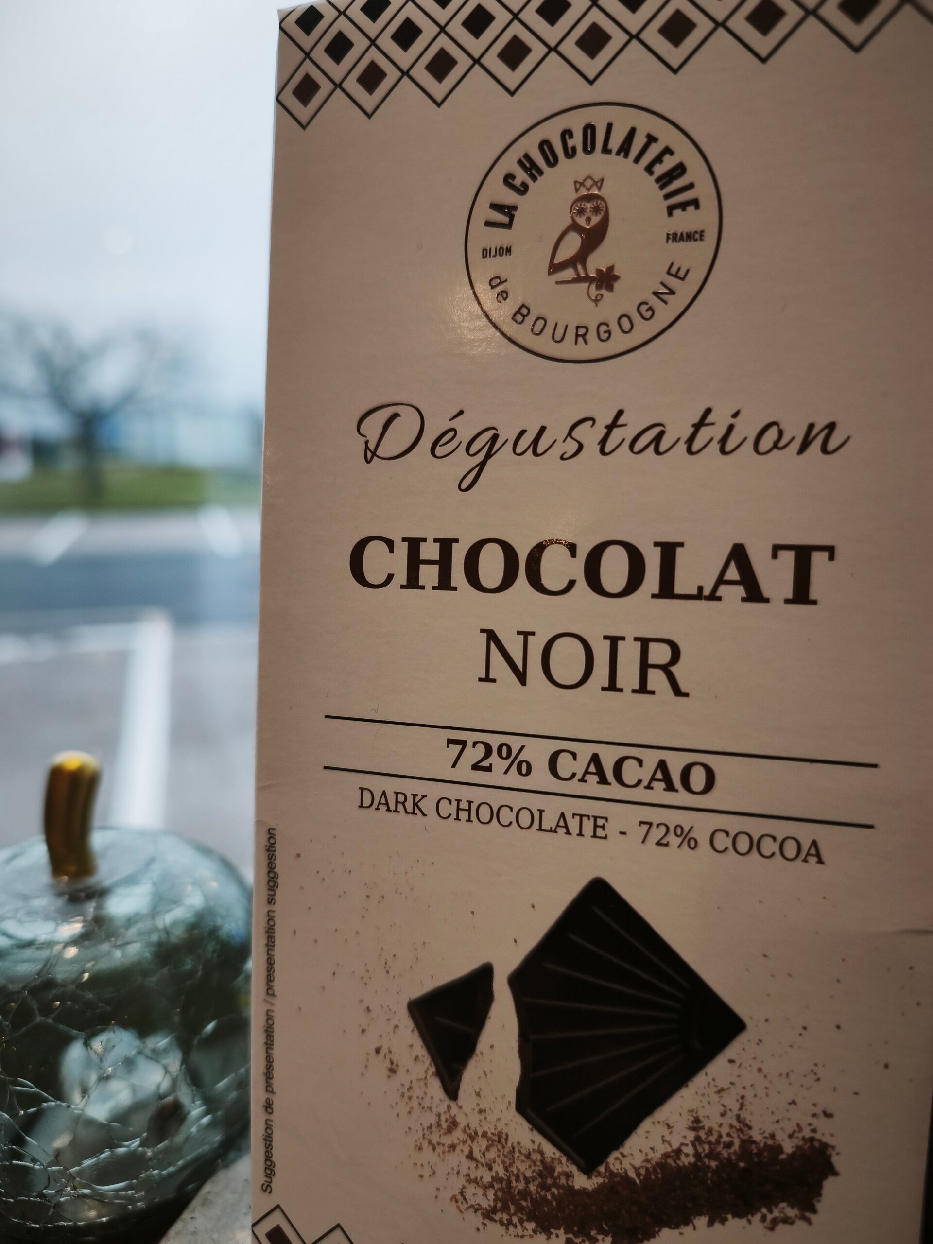 Tablette de chocolat noir - Chocolaterie de Bourgogne