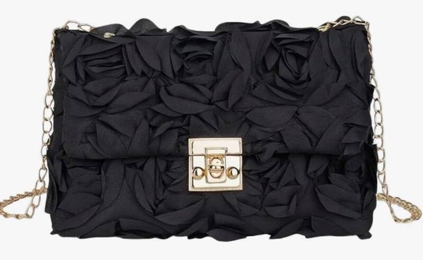 sac bandouiller rose fleur