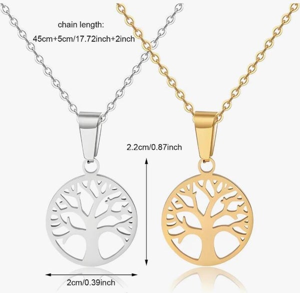 collier longue vie acier inoxydable