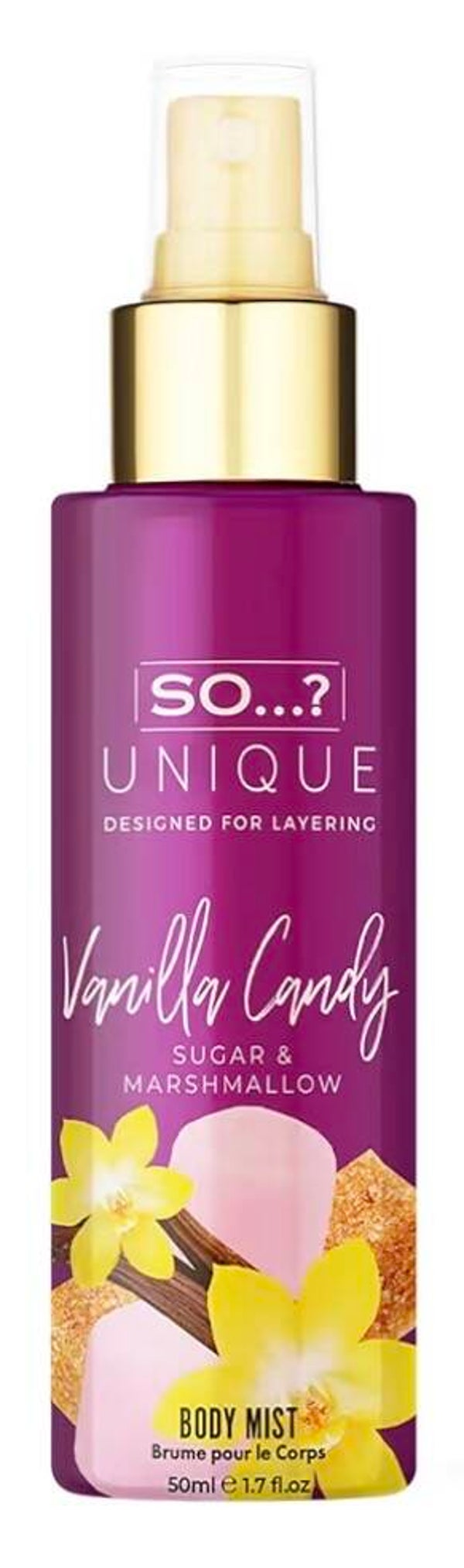 brume corporelle unique vanilla candy  50 ml