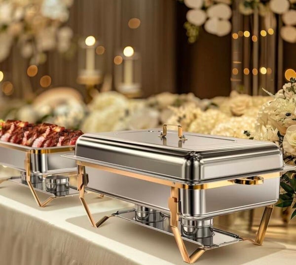 Luxury Rectangle Chafer Set