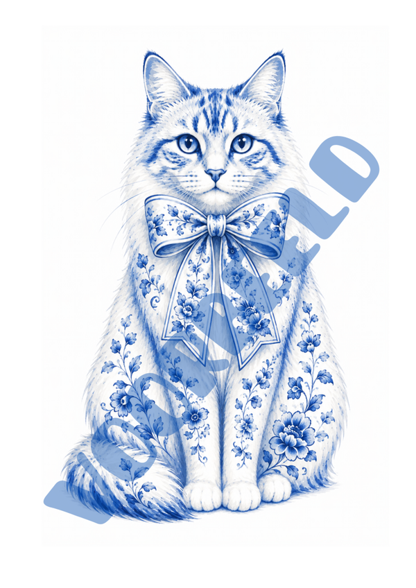 Delfts Blauwe Kat
