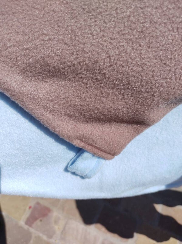 Hangmat PROMOTIE - Babyblauw met Taupe