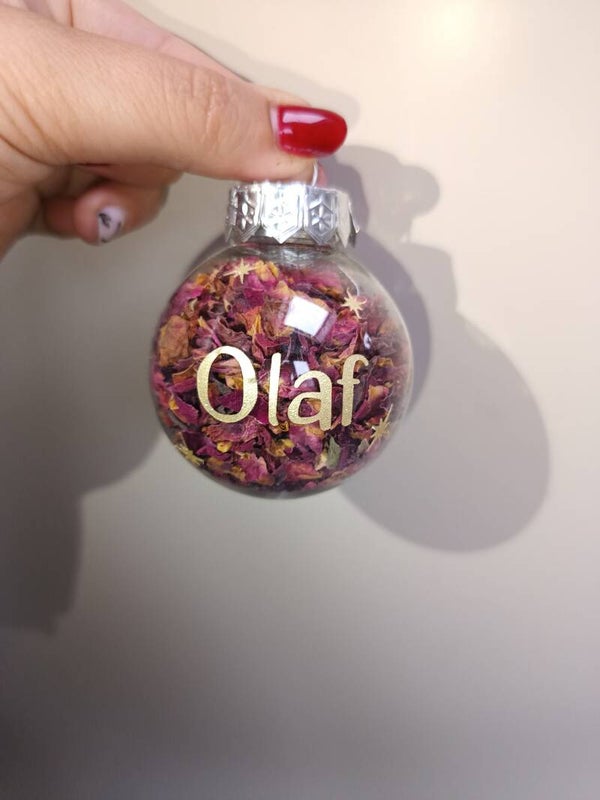 Gepersonaliseerde kerstbal