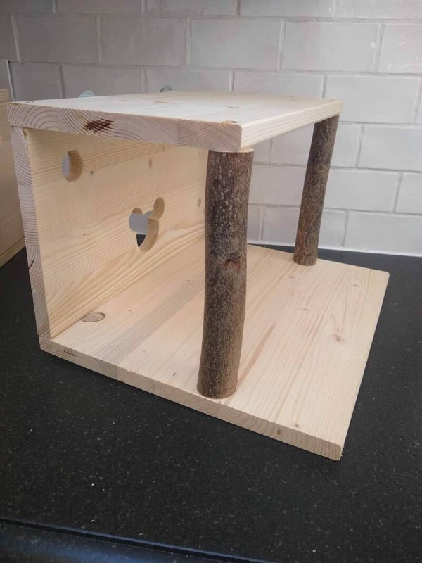 Chinchillahuis + Wilgenbrug + plankje