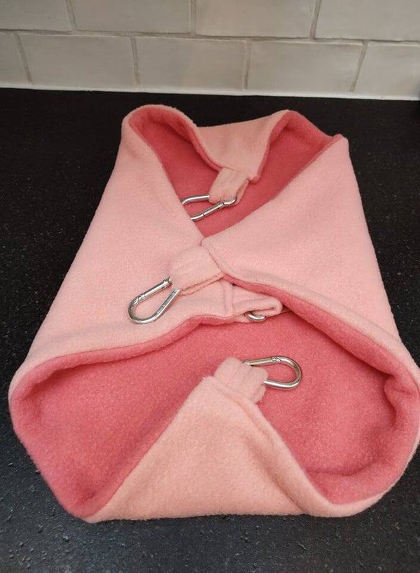 Zacht roze met Roze hangmat - PROMOTIE