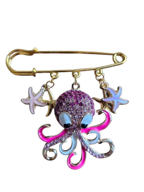 Octopus Broche