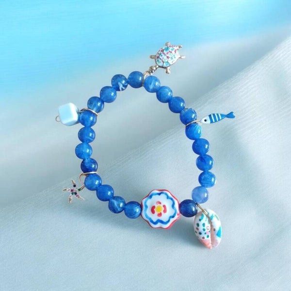 Beache armband blauw