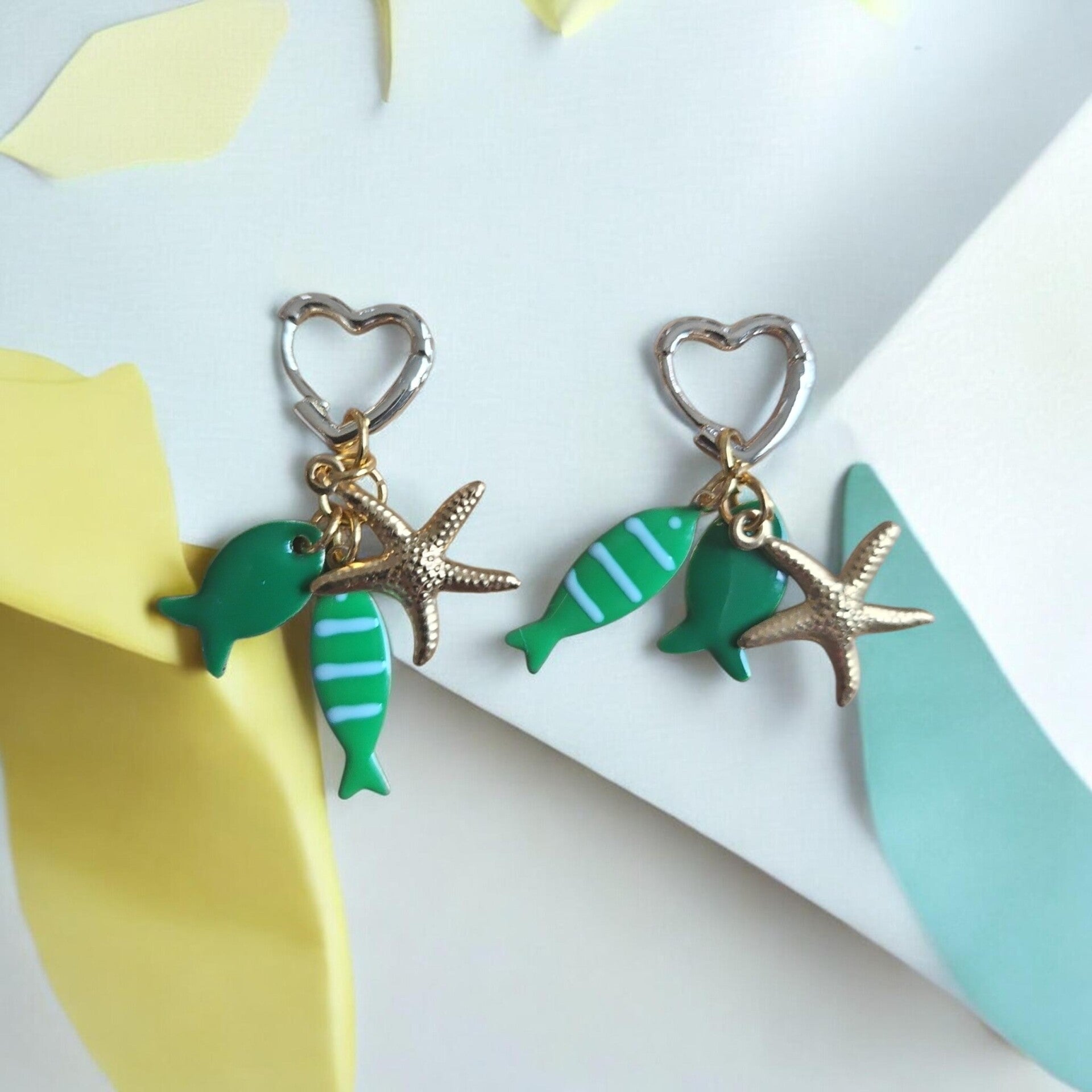 Verliefde Green Fish