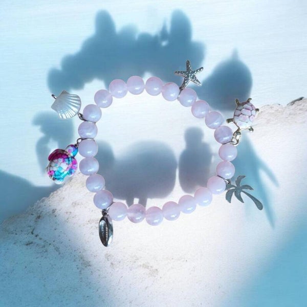 Beache armbandje roze