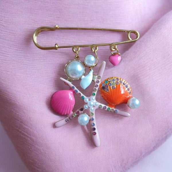 ZeeSter Broche Roze