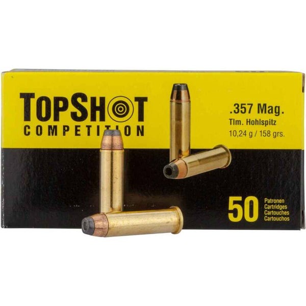 TopShot Competition .357 Magnum Teilmantel Flachkopf 10,2g / 158grs