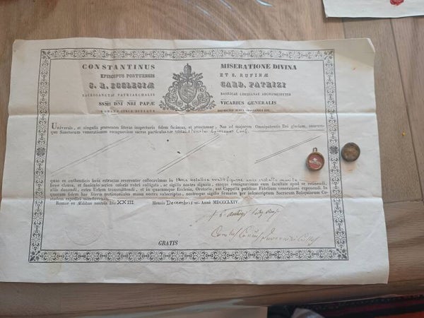 Saint Nikolas Nicolas Bari Myra bishop confessor relic and document