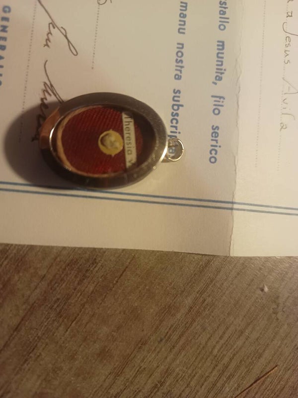 saint therese avilla relic and document