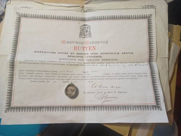 saint augustine saint monica relic and document