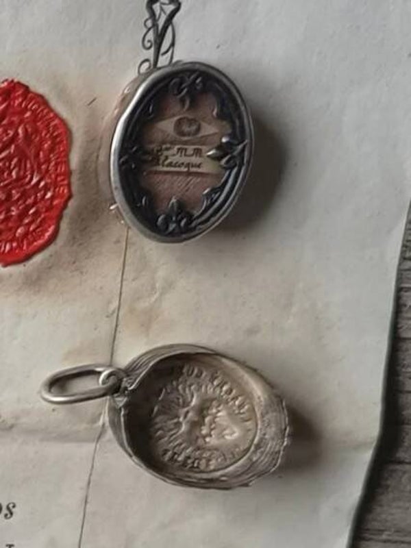 Saint Margaret Mary alacoque relic and document