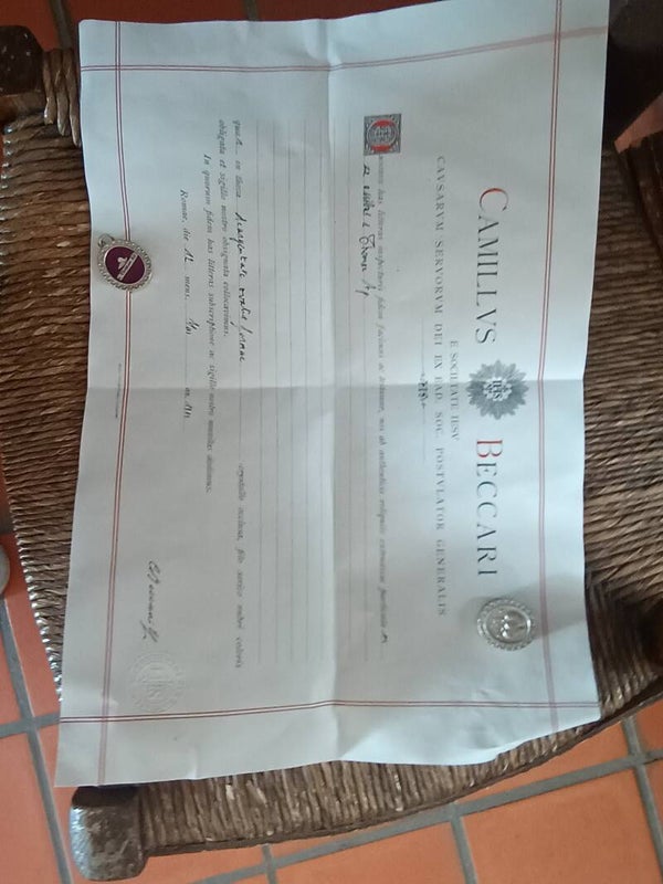 Saint thomas apostle relic and document