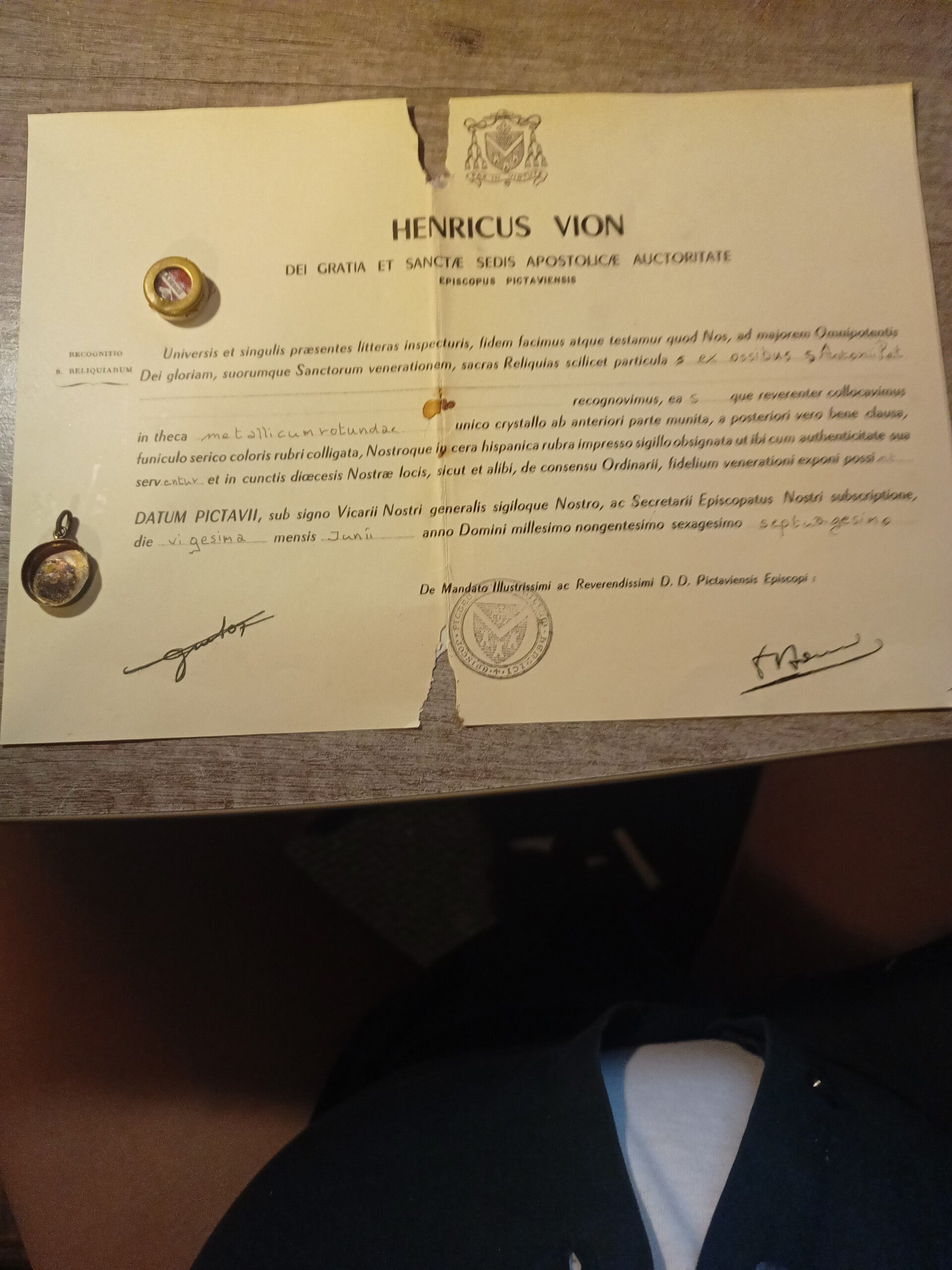 saint anthony of padua relic and document