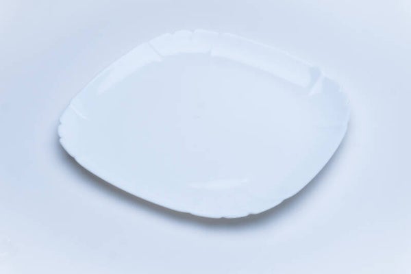 PLATO LLANO CUADRADO LOTUSIA - OPAL 29 CM