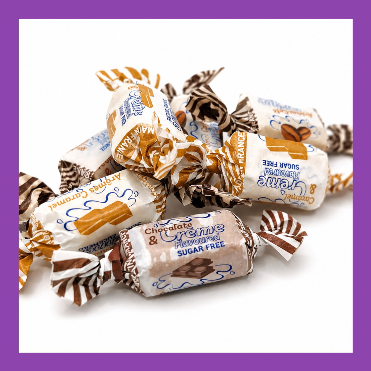 Suikervrije Caribbean Mix Toffees