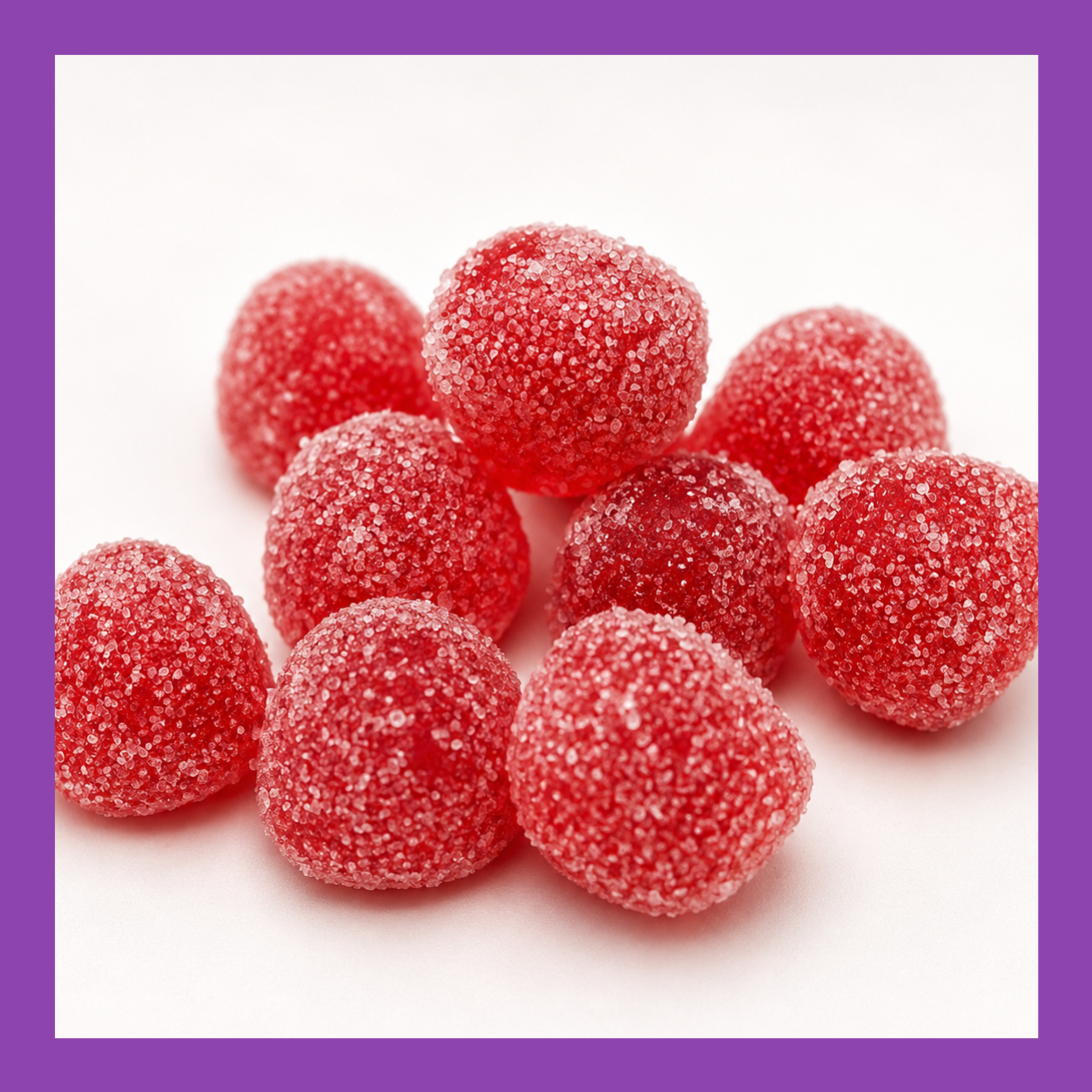 Suikervrije Frambozen Gums